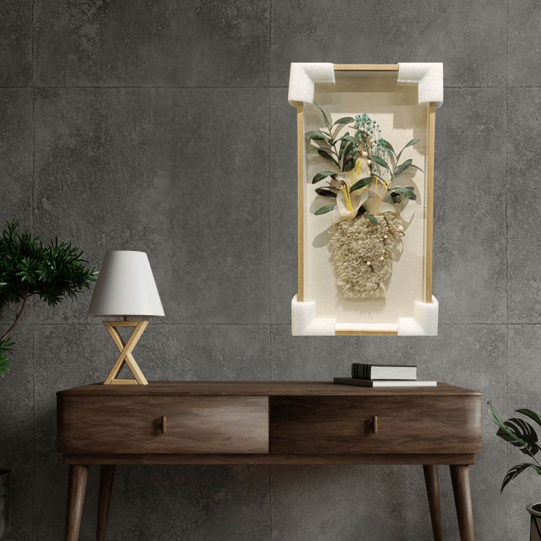 Artistic Wooden Frame Wall Painting Style 25